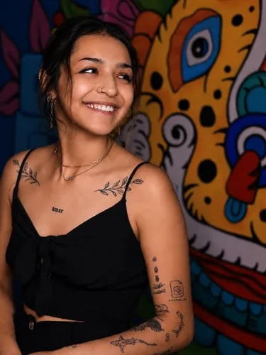 Jonelle, Fine Line Tattoo, Visual Artist at Synergy Body Art